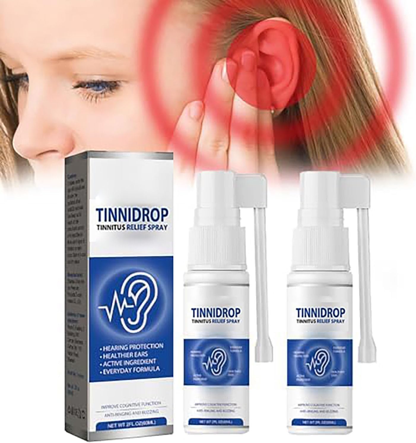 TINNITUS Spray Pentru Indepartarea Sunetelor Din urechi