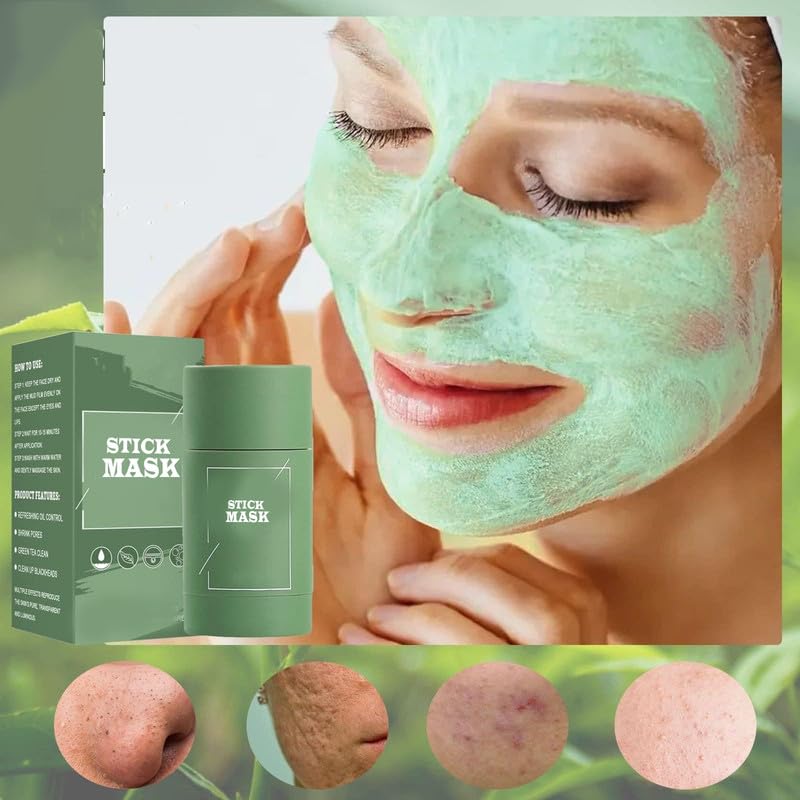MASCA FACIALA CU CEAI VERDE SI ARGILA